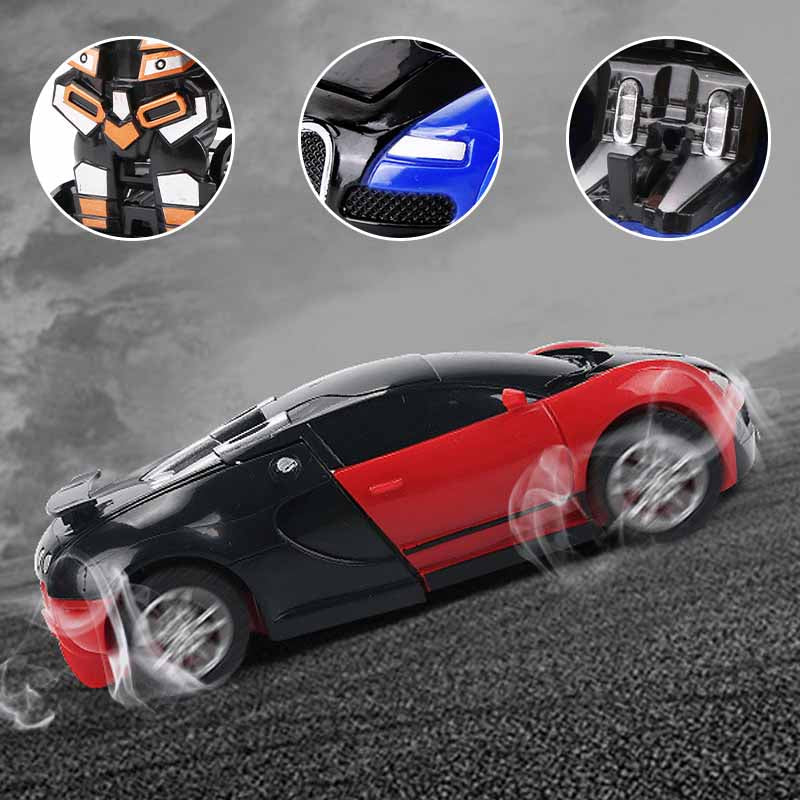 Automatic transforming robot car for kids