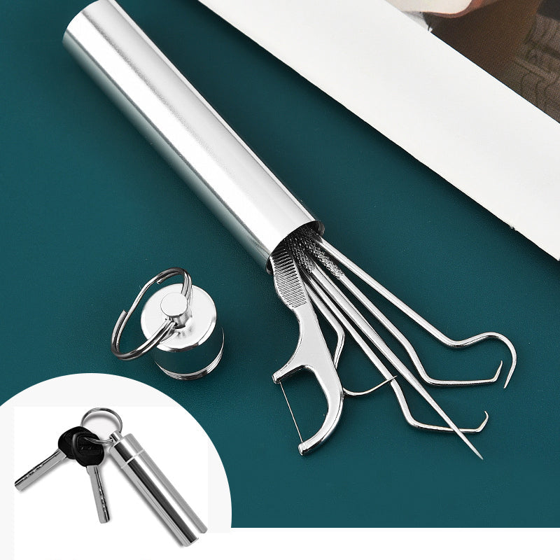 Stainless steel toothpick set