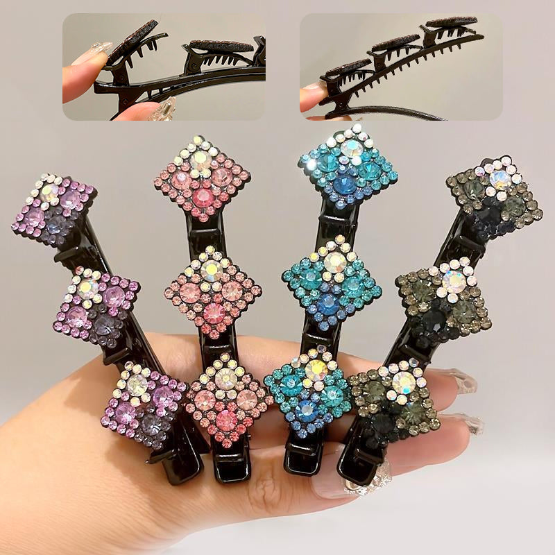 Colorful crystal rhinestone hairpins