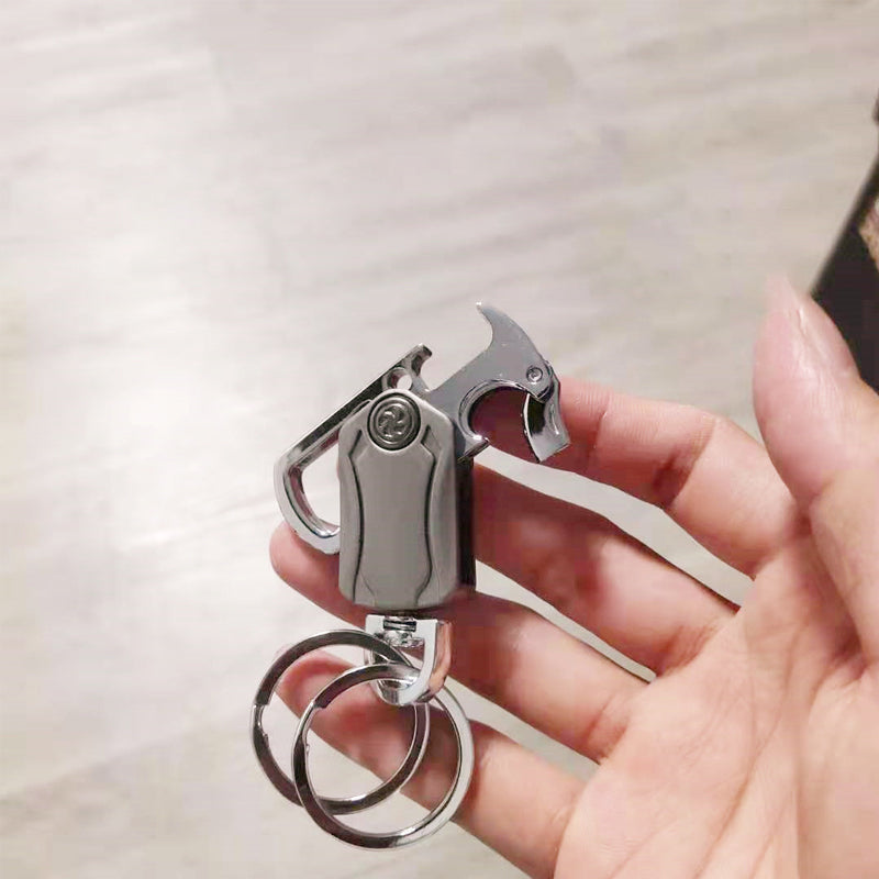 Four-in-one multi-purpose keychain 