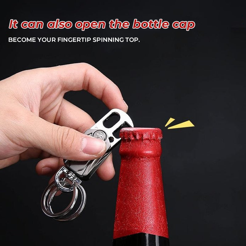 Four-in-one multi-purpose keychain 