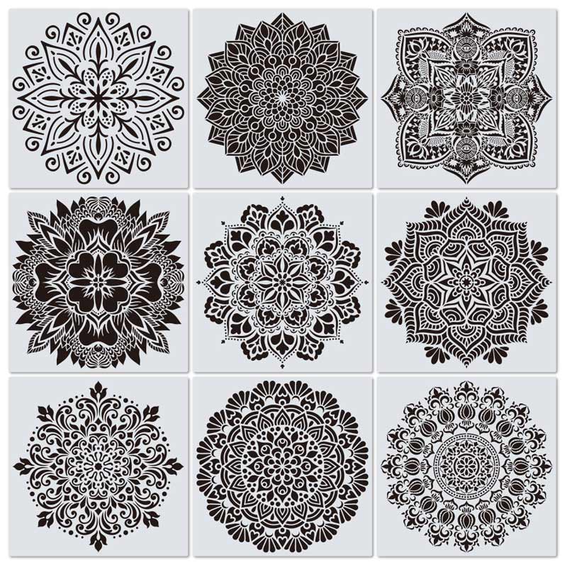 Mandala stencil