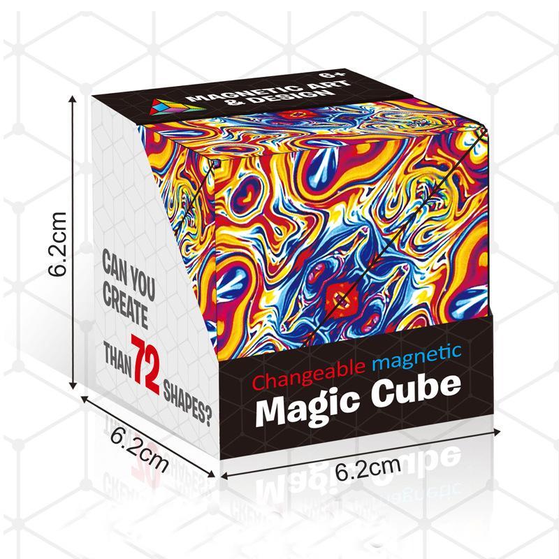 Variable magnetic magic cube