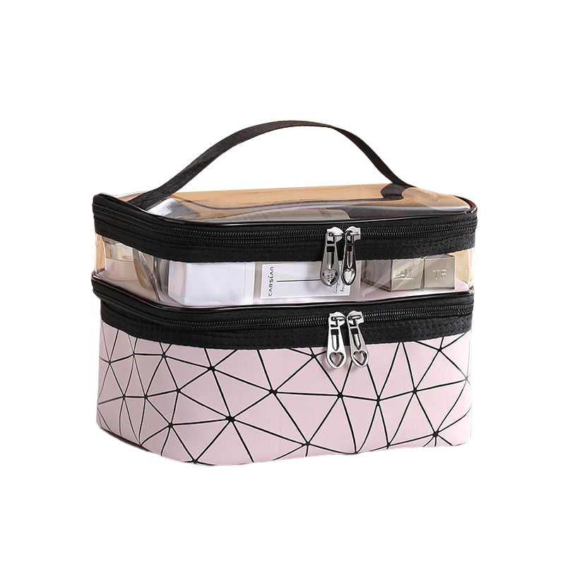 Double-layer Cosmetic Bag