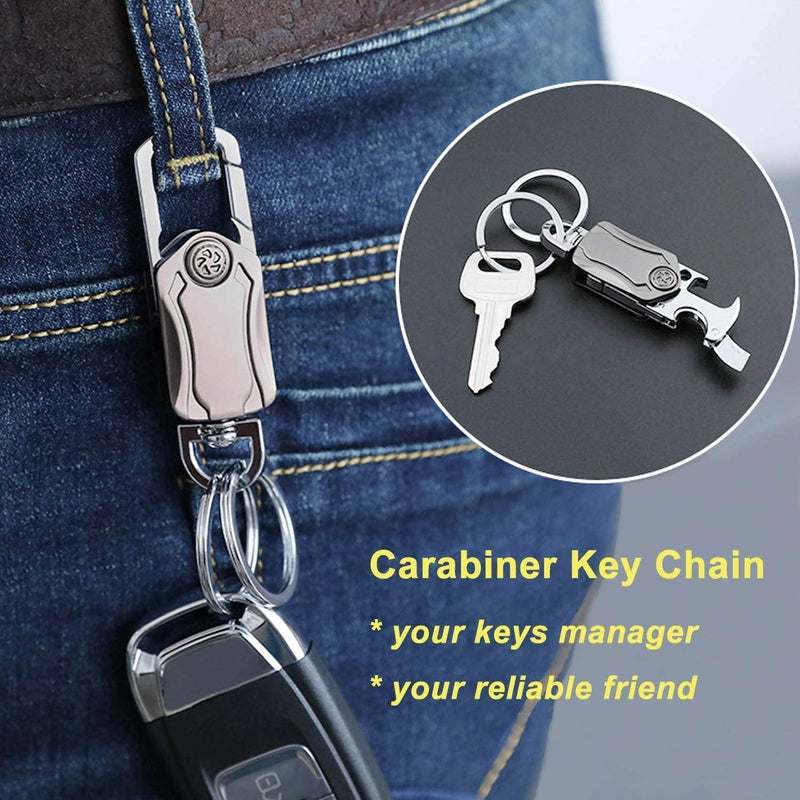 Four-in-one multi-purpose keychain 