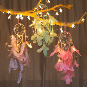 Dream catchers for decoration to hang on the wall in the bedroom