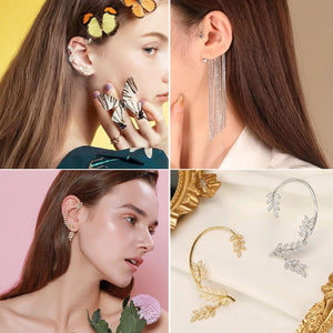 Shiny zircon earrings